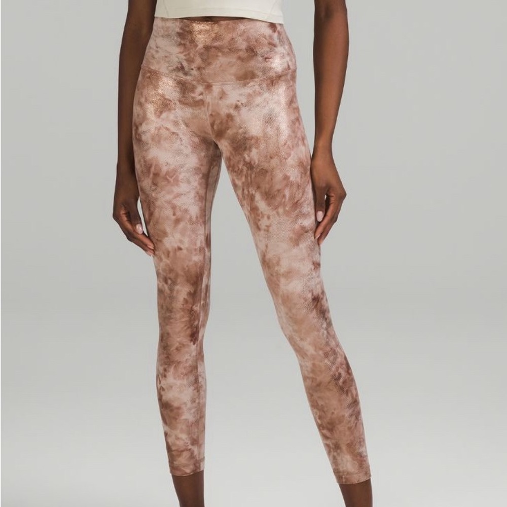 Lululemon Align HR Crop 23” Shine Size 8 NEW